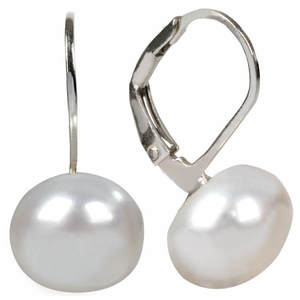 JwL Luxury Pearls Stříbrné náušnice s pravou perlou JL0022 obraz