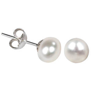 JwL Luxury Pearls Náušnice z pravých bílých perel JL0026 obraz