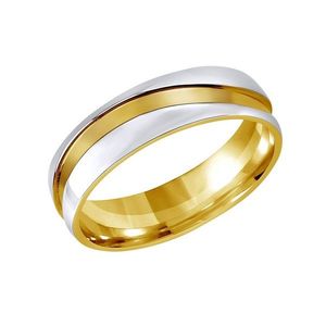 Silvego Snubní ocelový prsten pro muže a ženy MARIAGE RRC2050-M 60 mm obraz