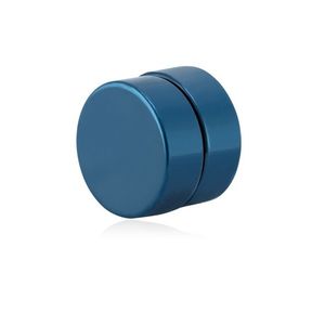 Troli Modrá magnetická single náušnice 2v1 (pecka, mini brož) VSE6018BL-PET obraz