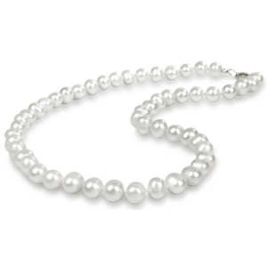 JwL Luxury Pearls Náhrdelník s pravými bílými perlami JL0264 obraz