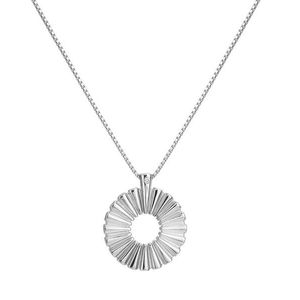 Hot Diamonds Krásný stříbrný náhrdelník s diamantem Sunbeam DP930 (řetízek, přívěsek) obraz