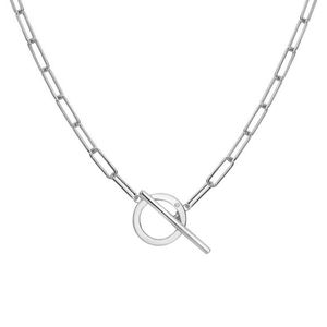 Hot Diamonds Minimalistický stříbrný náhrdelník s diamantem Linked DN170 obraz