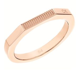 Calvin Klein Módní bronzový prsten Faceted 35000189 52 mm obraz