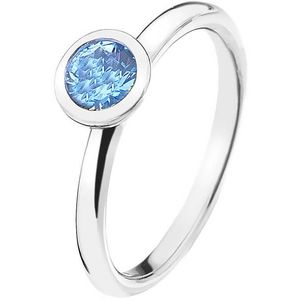 Hot Diamonds Stříbrný prsten Emozioni Scintilla Blue Peace ER022 51 mm obraz