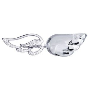 Preciosa Stříbrný otevřený prsten s krystalem Crystal Wings 6066 00 obraz