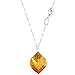 Preciosa Stříbrný náhrdelník s krystalem Faith 6025 61 obraz