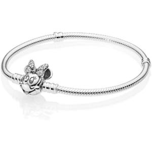 Pandora Stříbrný náramek Disney Minnie 597770CZ 16 cm obraz