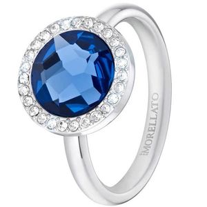 Morellato Ocelový prsten s modrým krystalem Essenza SAGX15 52 mm obraz