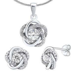 Silvego Stříbrný set šperků se zirkony Rosalyn JJJS0088 (náušnice, přívěsek) obraz