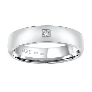 Silvego Snubní stříbrný prsten Poesia pro ženy QRG4104W 47 mm obraz