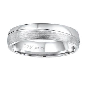 Silvego Snubní stříbrný prsten Glamis pro muže i ženy QRD8453M 47 mm obraz