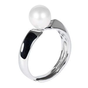 JwL Luxury Pearls Stříbrný prsten s bílou perlou JL0542 obraz