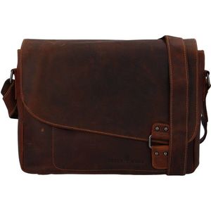GREENWOOD Pánská kožená taška na notebook 837 sandal obraz