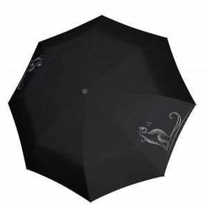 Doppler Dámský skládací deštník Fiber Magic Sparkling Cat 746165PS obraz