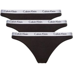 Calvin Klein 3 PACK - dámská tanga QD3587E-001 L obraz