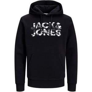 Jack&Jones Pánská mikina JJEJEFF Standard Fit 12250682 Black L obraz