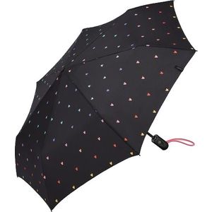 Esprit Dámský skládací deštník Easymatic Light 58694 black rainbow obraz