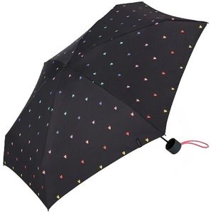 Esprit Dámský skládací deštník Petito 58693 black rainbow obraz
