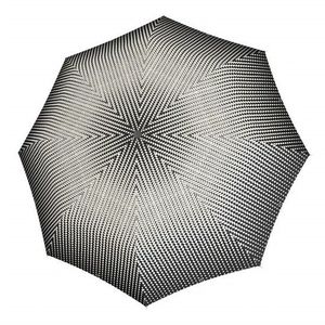 Doppler Dámský skládací deštník Magic Black&White Traced 7441465BW01 obraz