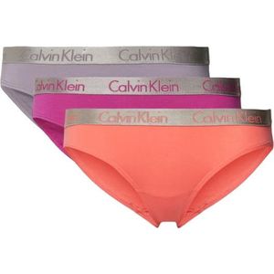 Calvin Klein 3 PACK - dámské kalhotky Bikini QD3561E-I2L XS obraz