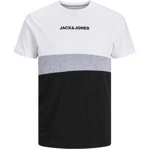 Jack&Jones Pánské triko JJEREID Standard Fit 12233961 White L obraz