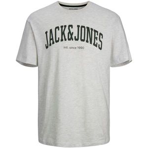 Jack&Jones Pánské triko JJEJOSH Relaxed Fit 12236514 White Melange L obraz