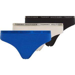 Tommy Hilfiger 3 PACK - dámská tanga UW0UW04889-0R1 S obraz