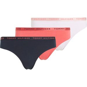 Tommy Hilfiger 3 PACK - dámská tanga UW0UW04889-0V5 S obraz