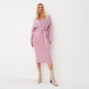 Mohito - Midi šaty se svetrem - Růžová obraz