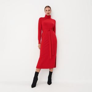 Mohito - Svetrové midi šaty - Červená obraz