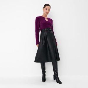 Mohito - Midi sukně s páskem - Černý obraz