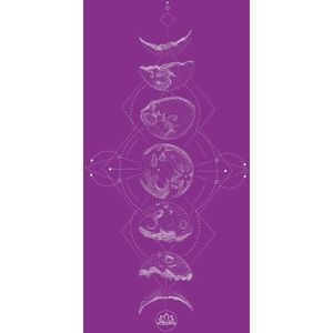 YOGGYS SMALL TOWEL MOON PHASE Ručník na jógu, fialová, velikost obraz