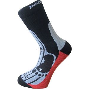 PROGRESS MERINO Turistické ponožky s merinem, černá, velikost obraz