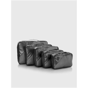 Sada pěti cestovních taštiček v šedé barvě Heys Metallic Packing Cube 5pc obraz