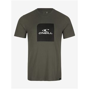 Tmavě zelené pánské tričko O'Neill Cube obraz