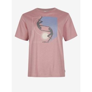 Starorůžové dámské tričko s potiskem O'Neill ALLORA GRAPHIC T-SHIRT obraz