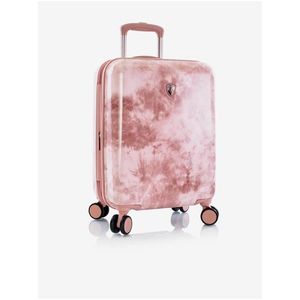 Růžový vzorovaný cestovní kufr Heys Tie-Dye S obraz