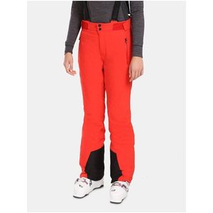 Červené dámské lyžařské kalhoty Kilpi RAVEL obraz