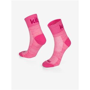 Růžové unisex sportovní ponožky Kilpi SPEED obraz