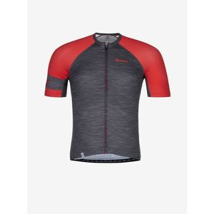 Červeno-šedý pánský cyklistický dres Kilpi SELVA obraz