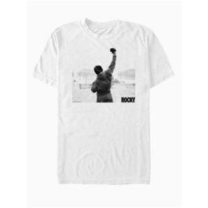 Bílé unisex tričko ZOOT.Fan Rocky Fist Poster obraz