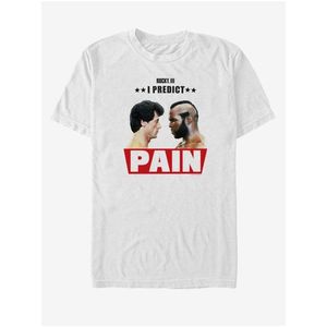 Bílé unisex tričko ZOOT.Fan Rocky I Predict Pain obraz