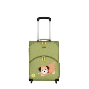 Zelený dětský kufr Travelite Youngster 2w Dog obraz