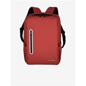 Batoh Travelite Basics Boxy backpack - červená obraz