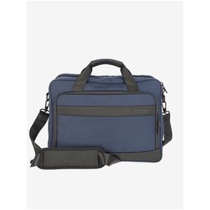 Tmavě modrá pánská taška Travelite Meet Laptop Bag Navy obraz