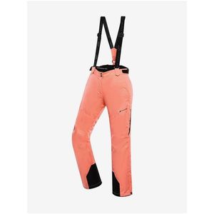 Oranžové dámské lyžařské kalhoty s membránou PTX ALPINE PRO Osaga obraz