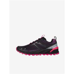 Růžovo-černé dámské sportovní boty s antibakteriální stélkou ALPINE PRO Hermone obraz