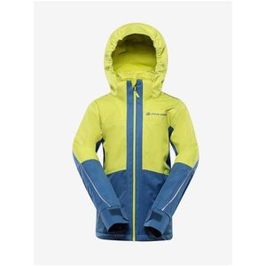 Modro-zelená dětská lyžařská bunda s membránou PTX ALPINE PRO Reamo obraz