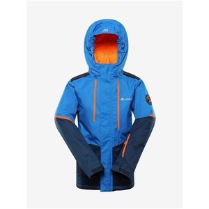 Modrá dětská lyžařská bunda s membránou PTX ALPINE PRO Zaribo obraz